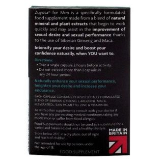 Zuyosa Sexual Vitality Supplement for Men 4 Pack - LOVEPOPPER.COM - Zuyosa