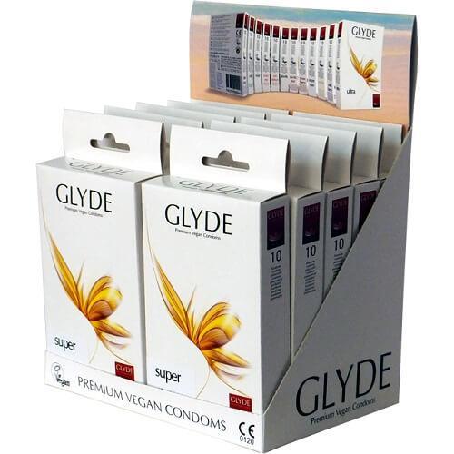Glyde Ultra Super Max Vegan Condoms 10 Pack - LOVEPOPPER.COM - Glyde Vegan Condoms