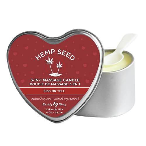 Earthly Body Limited Edition 3-in-1 Massage Candle Kiss or Tell - LOVEPOPPER.COM - Earthly Body