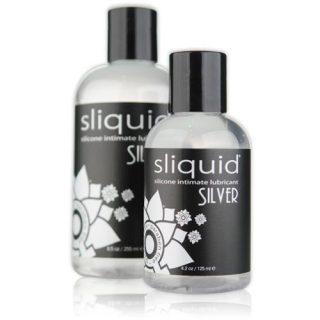 Sliquid Naturals Silver Silicone Lubricant-125ml - LOVEPOPPER.COM - Sliquid