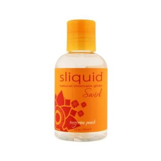 Sliquid Naturals Swirl Flavoured Lubricants-Tangerine Peach - LOVEPOPPER.COM - Sliquid