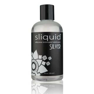 Sliquid Naturals Silver Silicone Lubricant-255ml - LOVEPOPPER.COM - Sliquid