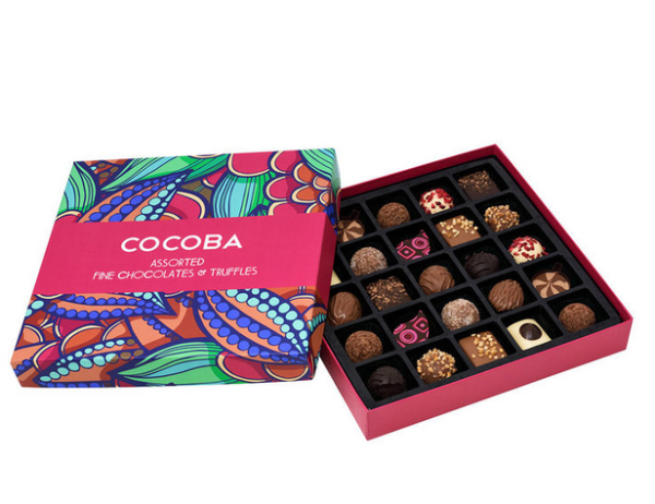Cocoba 25 Assorted Chocolates & Truffles, 350g