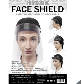 Winter in Venice Face Shields, 4 Pack